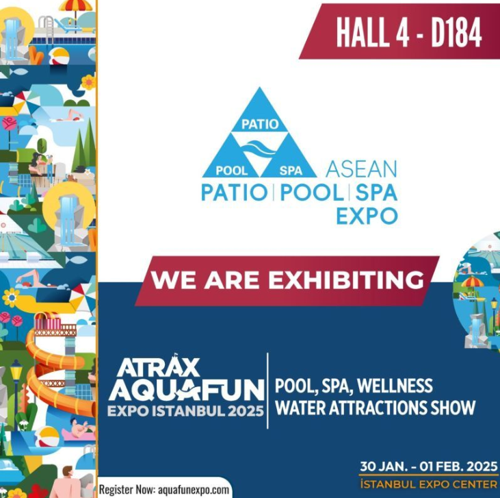 We are exhibiting at the upcoming Aqua Fun Expo Istanbul 2025!